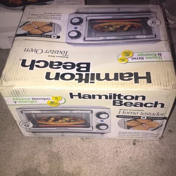 ✨🆕BNIB!SEALED!Hamilton Beach Stainless Steel Toaster Oven - Silver✨ - Picture 3 of 11